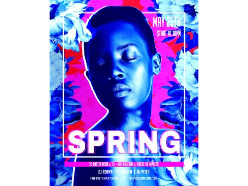 Free Spring Party Flyer