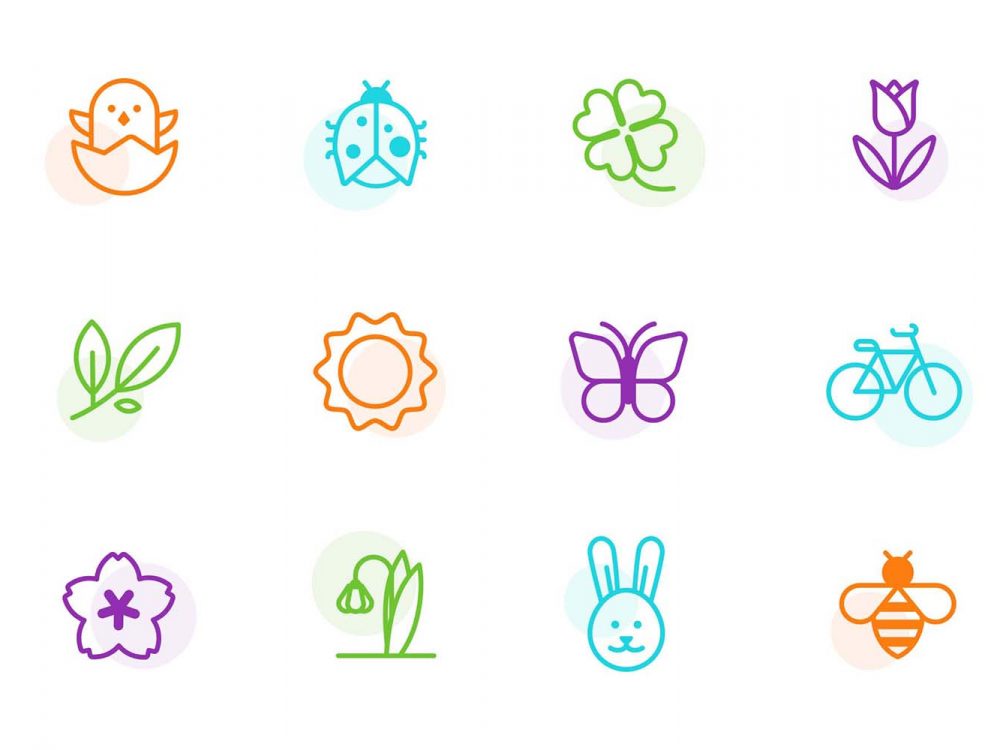 Free Spring Vector Icons