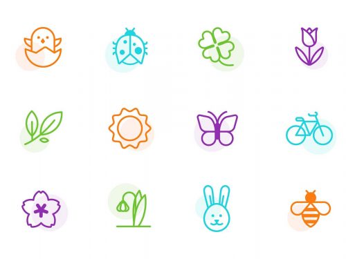 Free Spring Vector Icons
