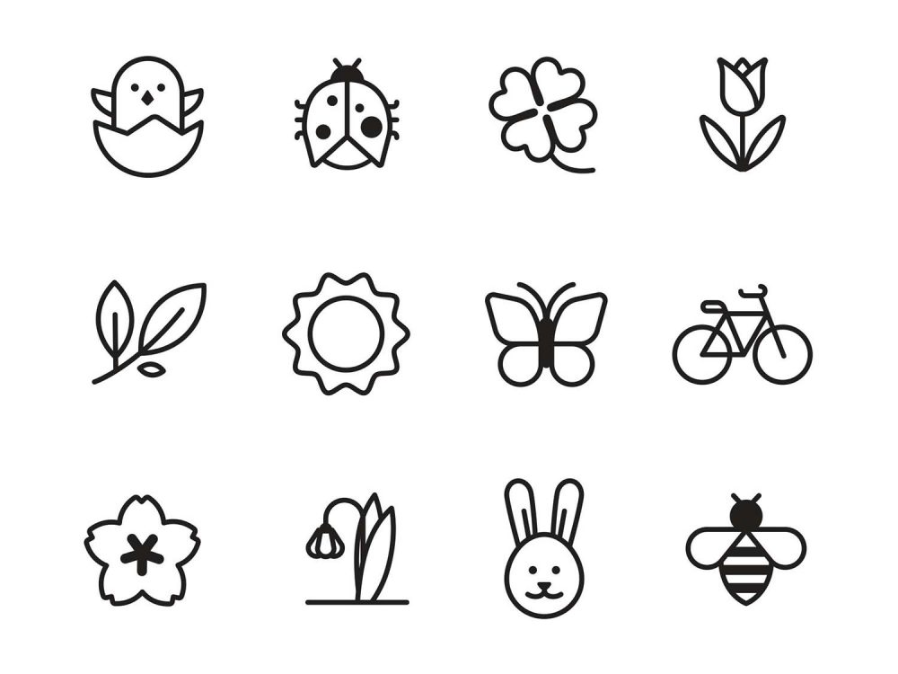 Free Spring Vector Icons