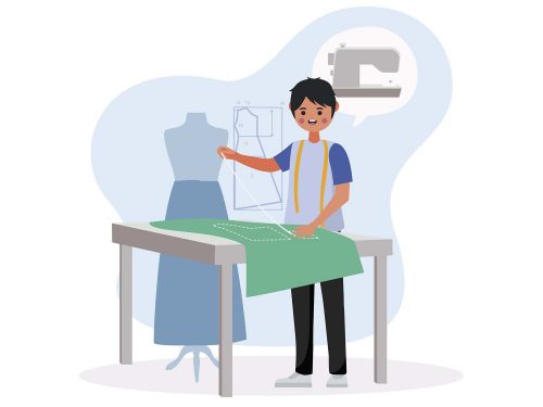 Free Tailor Vector Illustration