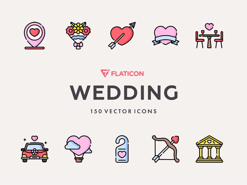 Free Wedding Vector Icons