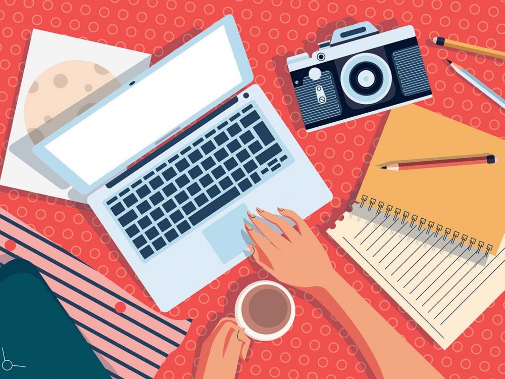 Free Workspace Vector Illustration