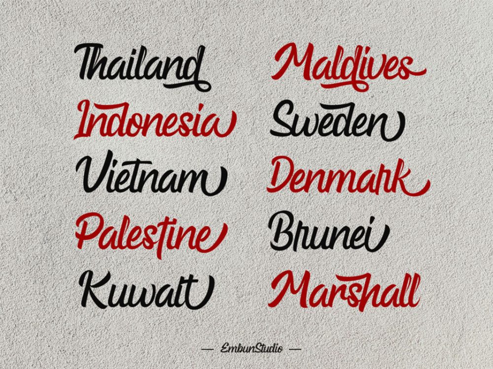 Hardwork Bold Script Free Font