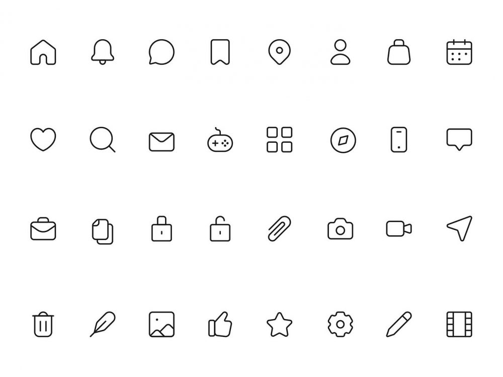 Klor Free Multipurpose Icons Set
