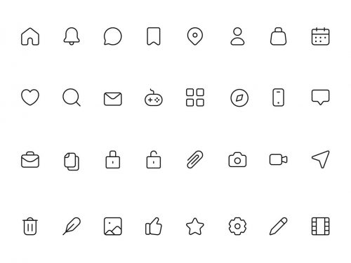 Klor Free Multipurpose Icons Set