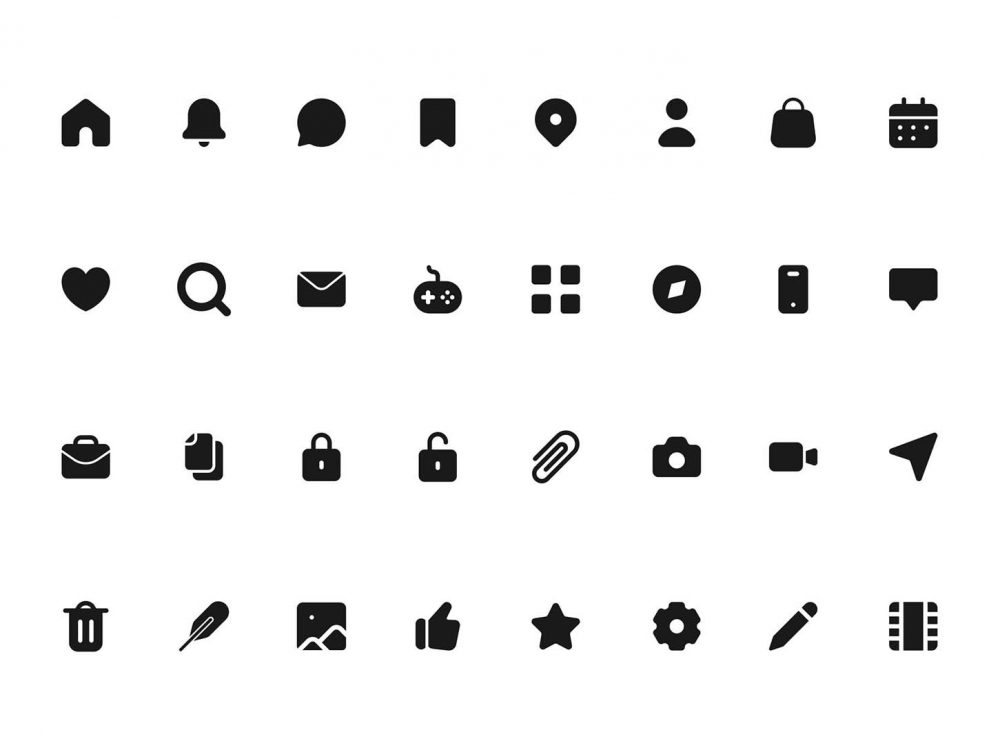 Klor Free Multipurpose Icons Set