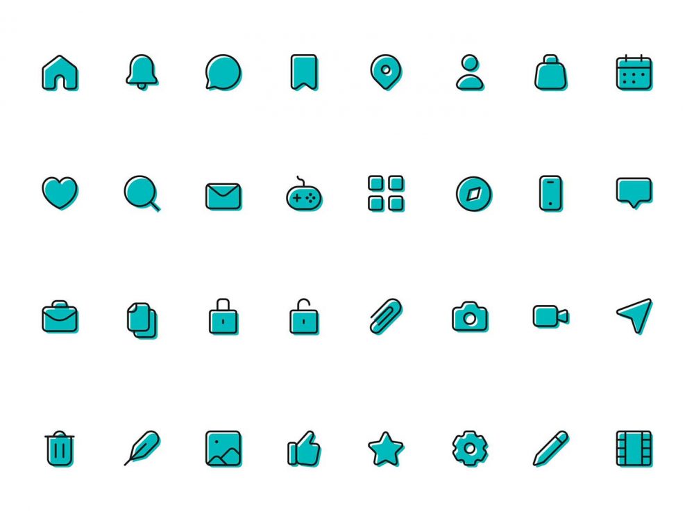 Klor Free Multipurpose Icons Set