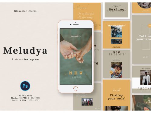 Meludya Podcast Instagram Template