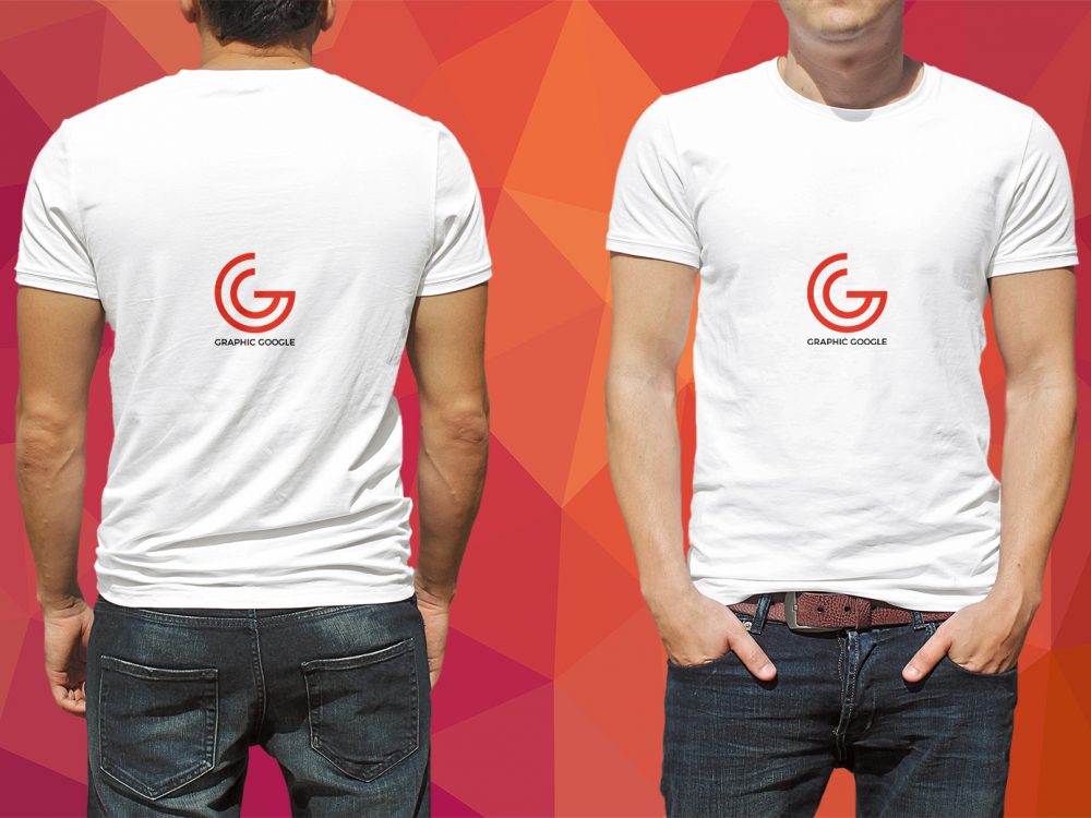 Mens T-Shirt PSD Mockup