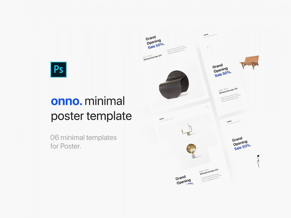 Minimalistic Poster Templates