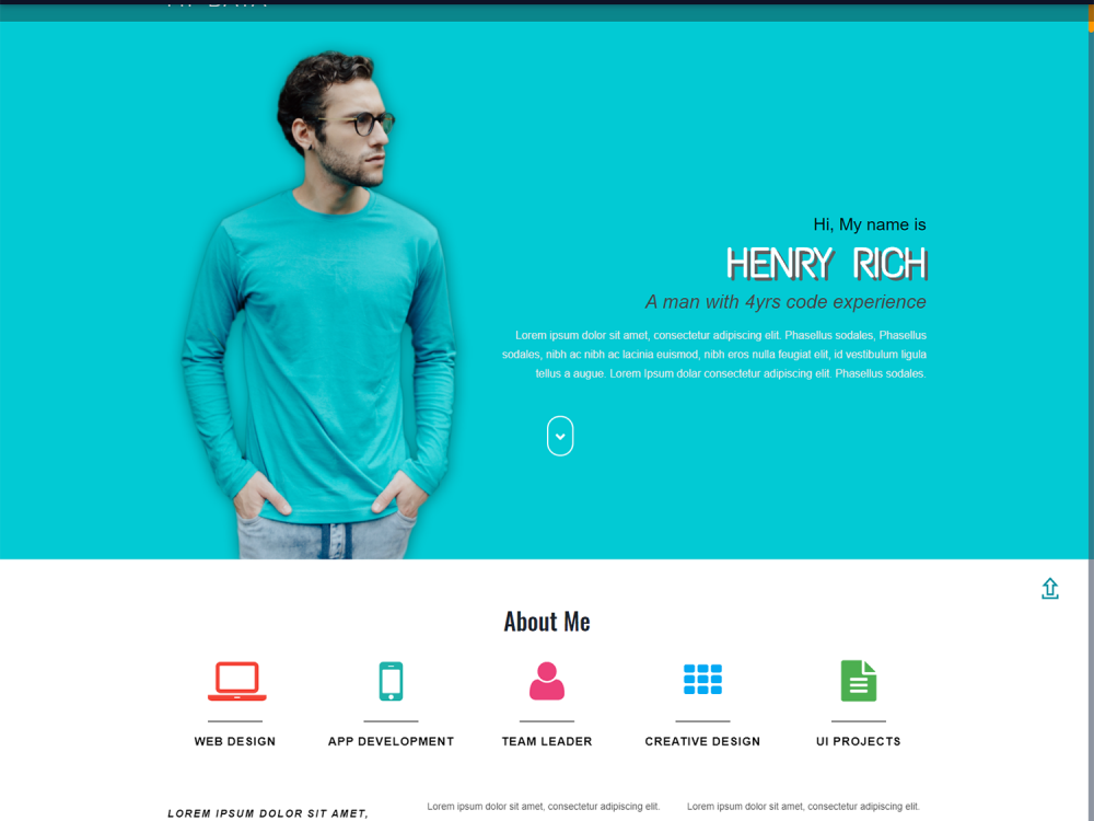 My Data HTML Template