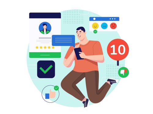 Online Feedback Vector Illustration