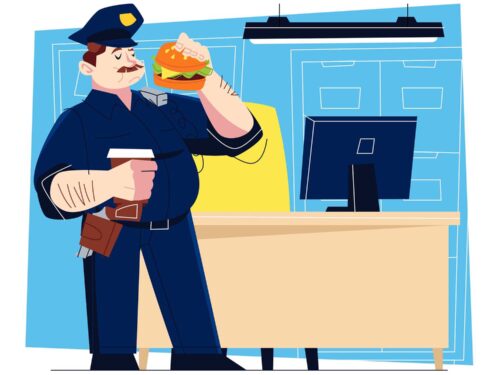 Police Officer Vector Illustration