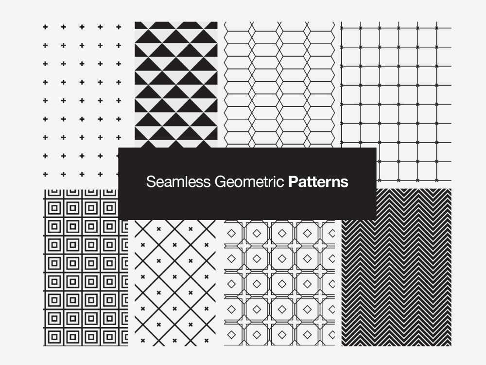 Seamless Geometric Vector Patterns