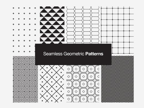 Seamless Geometric Vector Patterns