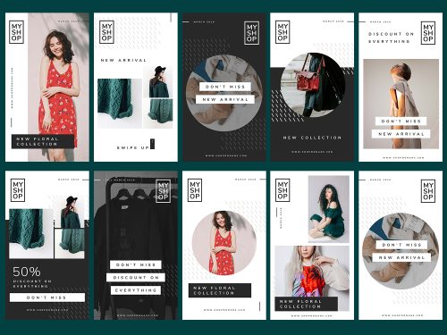 Shop Instagram Stories Templates