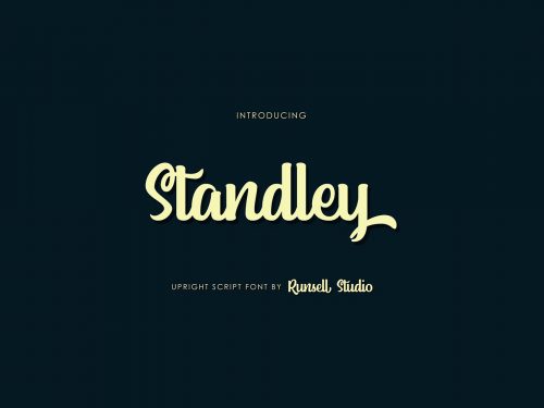 Standley Upright Script Font