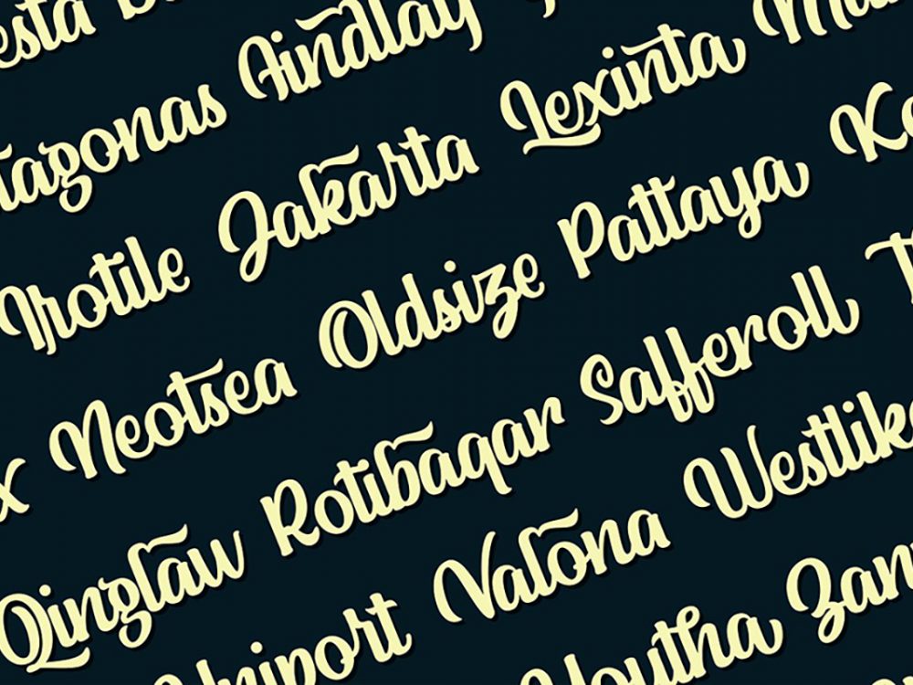 Standley Upright Script Font