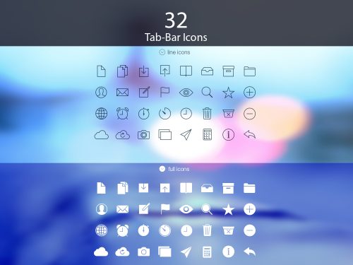 Tab Bar Icons iOS 7