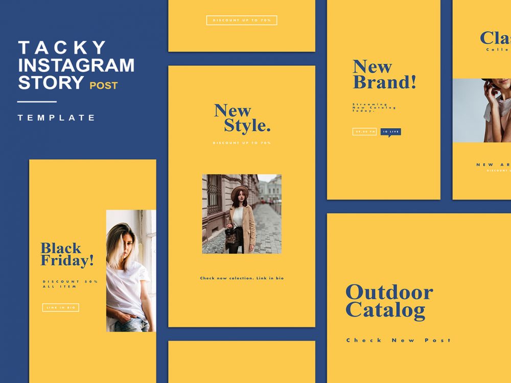 Tacky Instagram Story Template