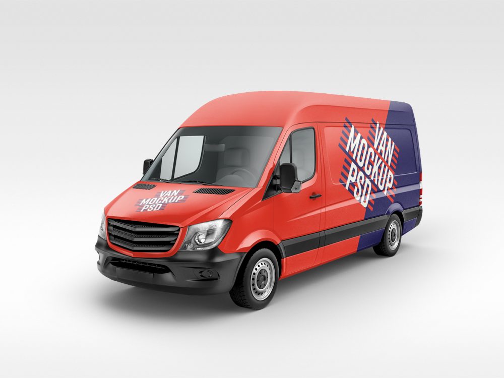 Van MockUp PSD – 6 Angles