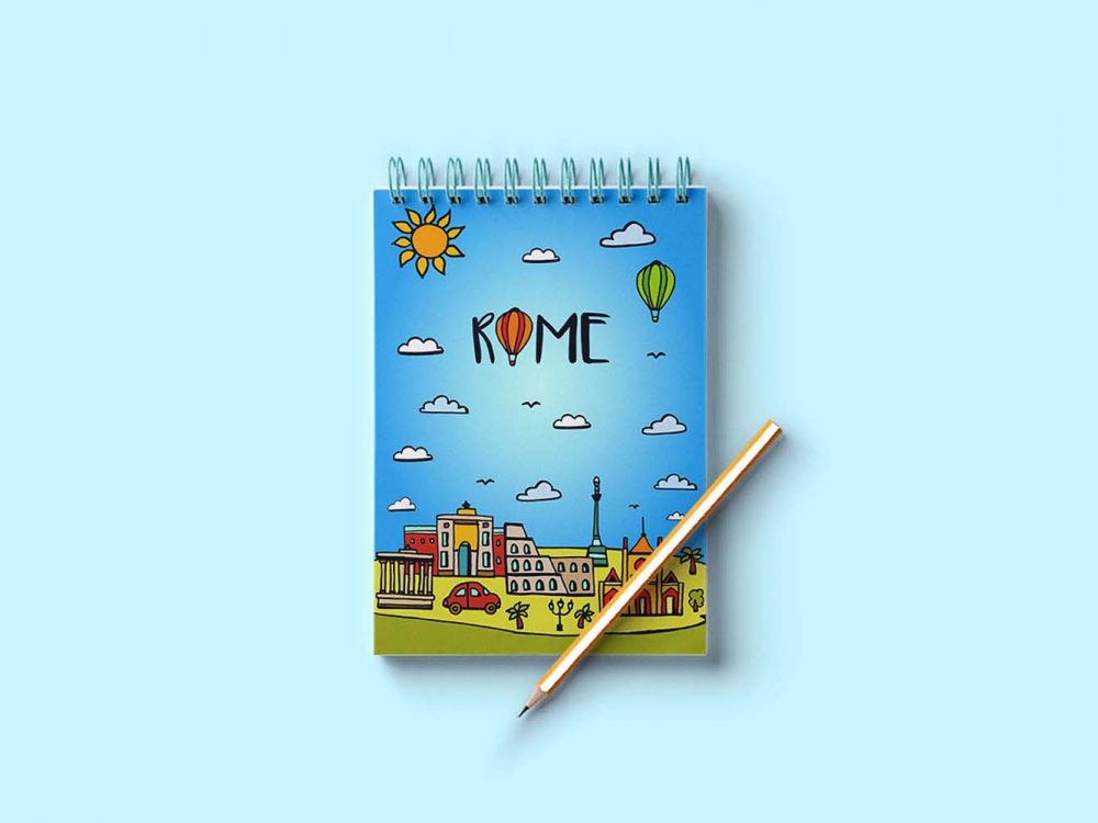 Vector Illustration of Rome City