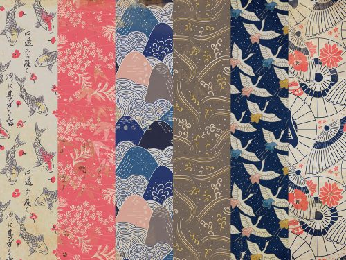 Vintage Japanese Paper Textures