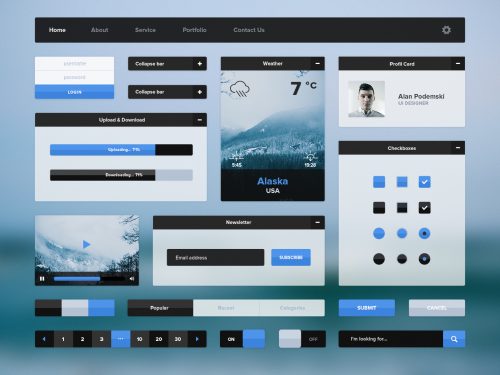 Winter UI Kit 2