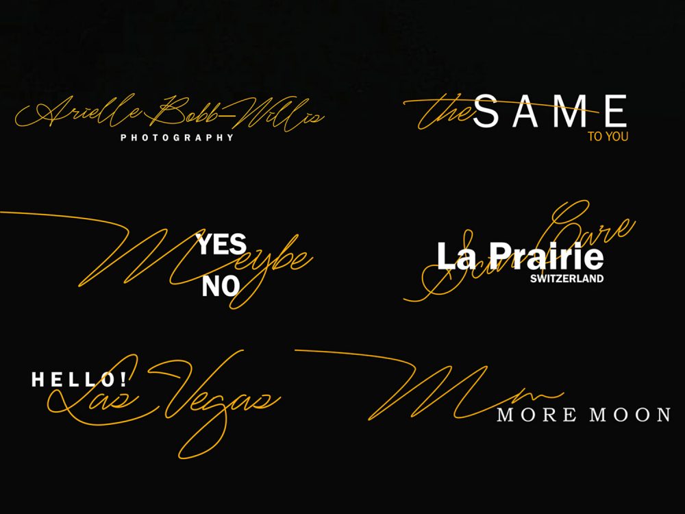 Yasmin Handlettering Script