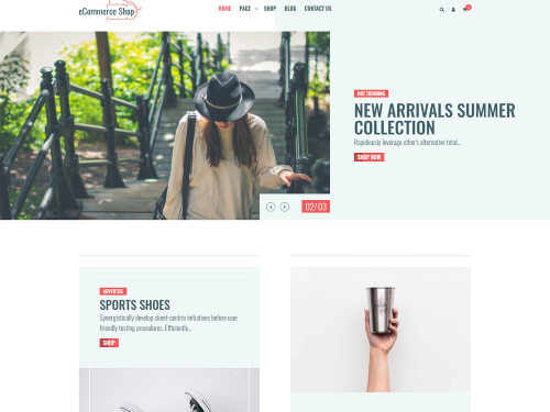 eCommerce Shop WordPress Theme