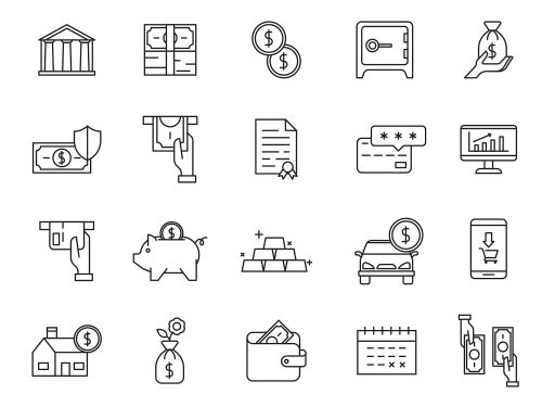 20 Free Banking Vector Icons