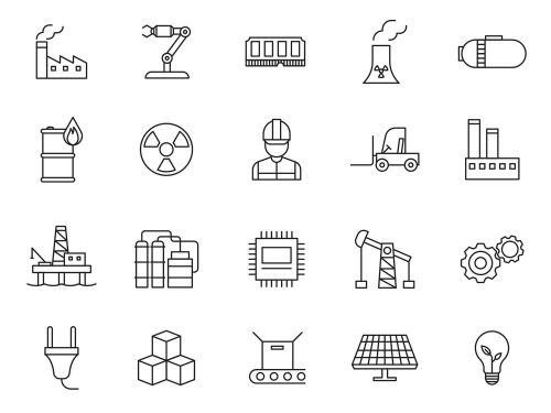 20 Free Industrial Vector Icons