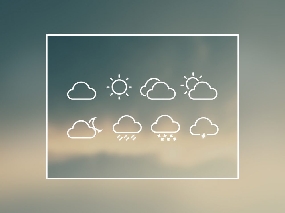 8 Free Weather Icons