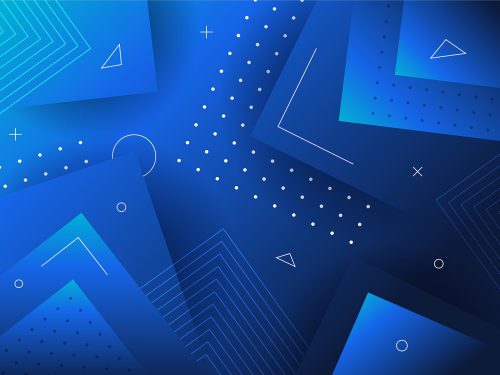 Abstract Blue Geometrical Background