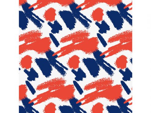 Abstract Brush Stroke Pattern