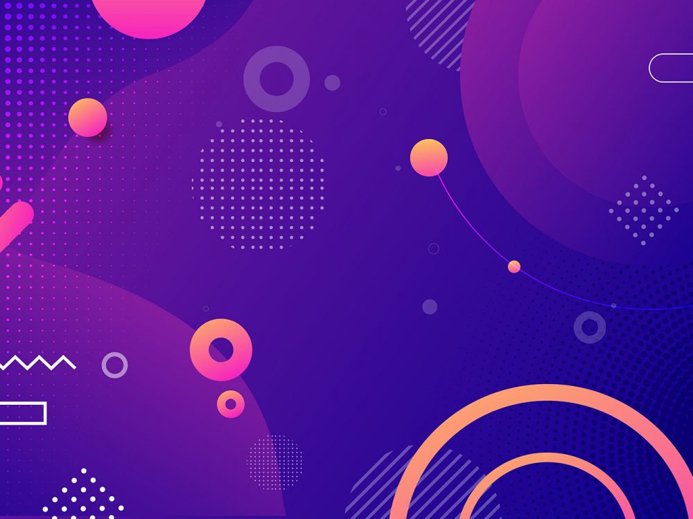 Abstract Colorful Shapes Background