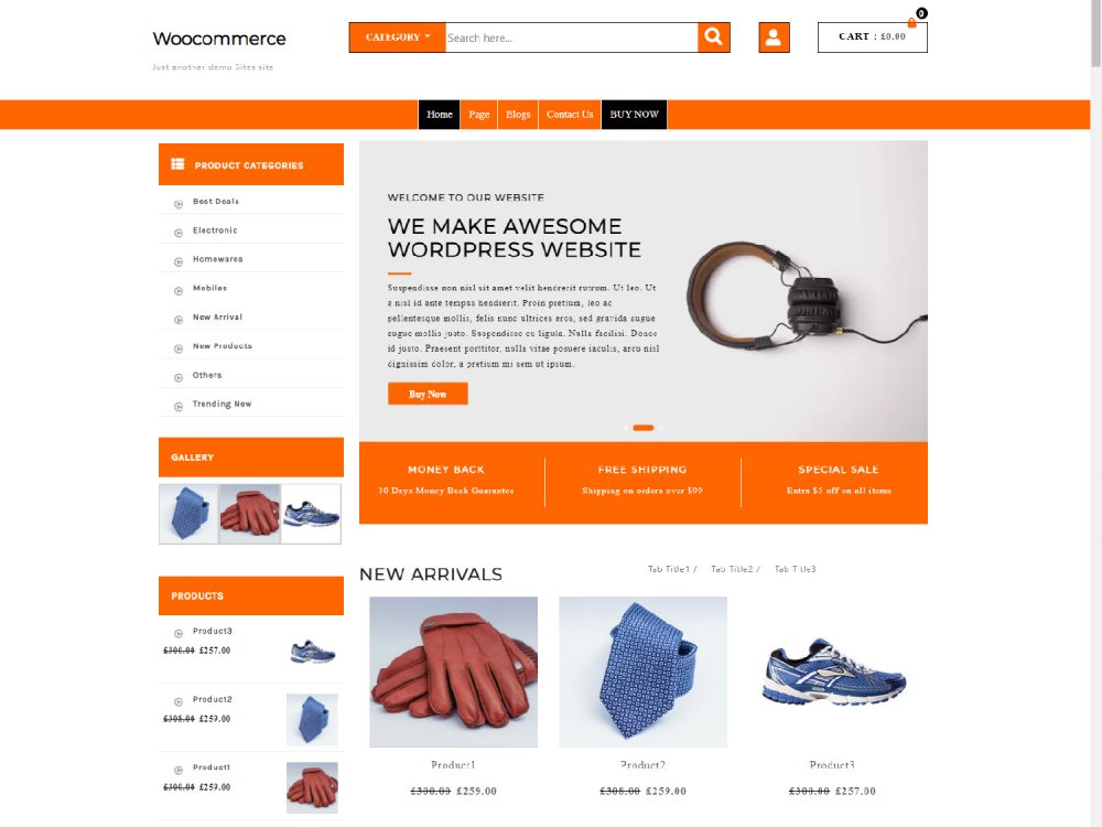 Advance Ecommerce Store WordPress Theme