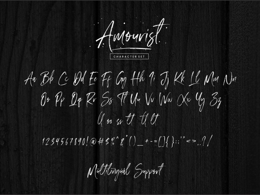 Amourist Handlettering Script