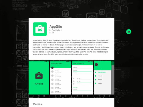 AppSite HTML Template