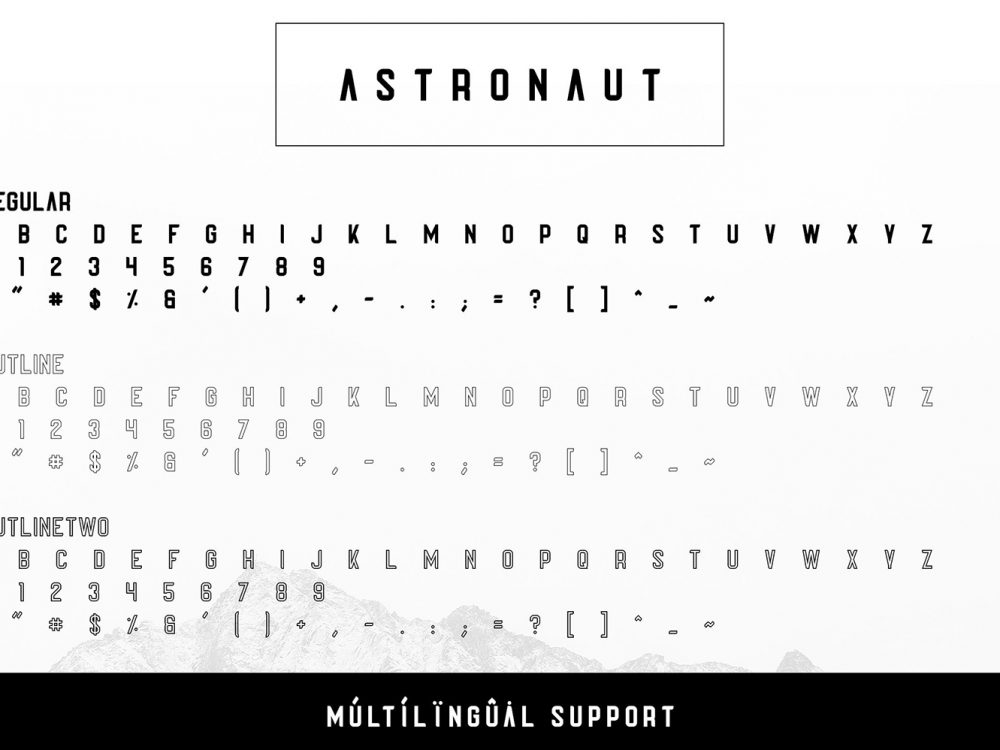 Astronaut Free Font