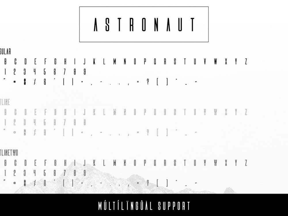 Astronaut Free Font