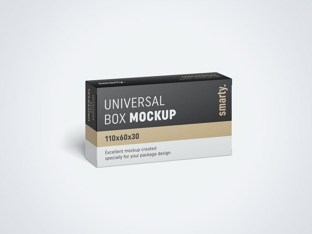 Box Packaging Free PSD Mockup