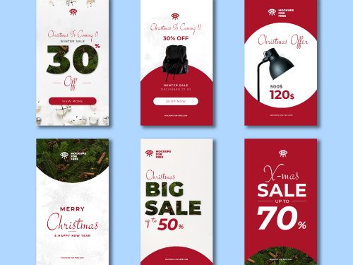 Christmas Instagram Stories Template