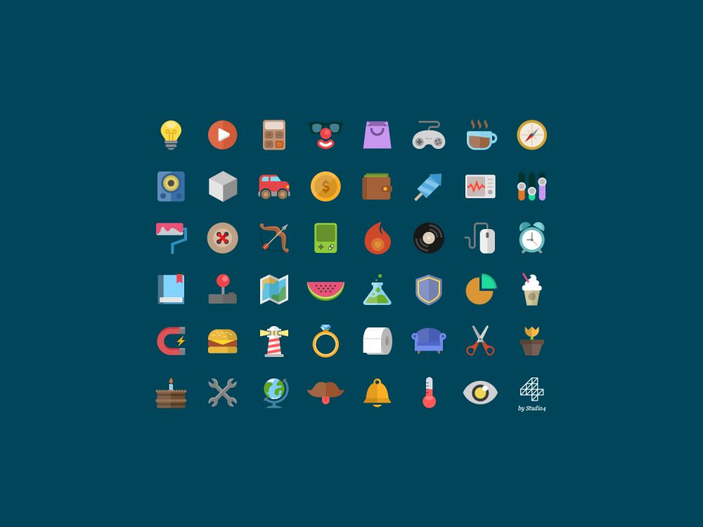 Colorful Flat Icons