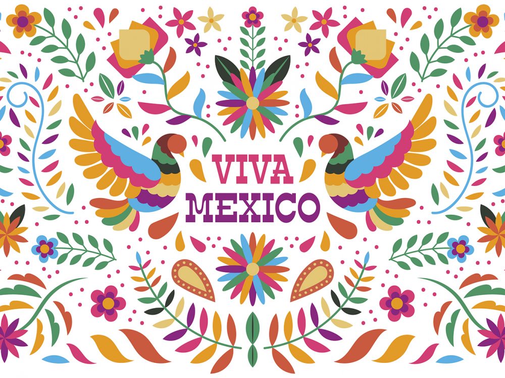 Colorful Mexican Background