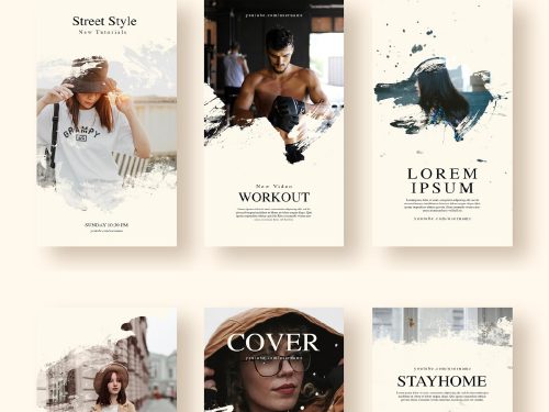 Cream Instagram Story Templates