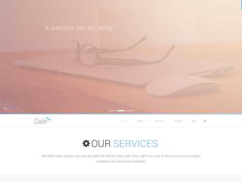 Dale HTML Template
