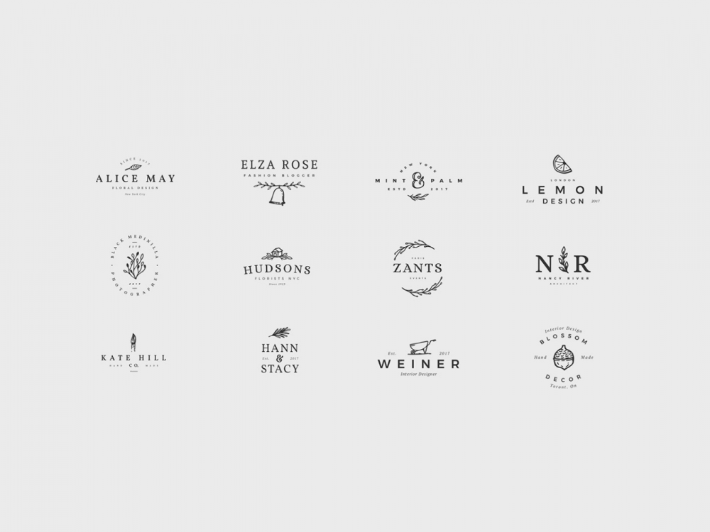 Delicate Feminine Logos