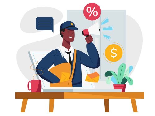 Email Marketing Vector Illustration